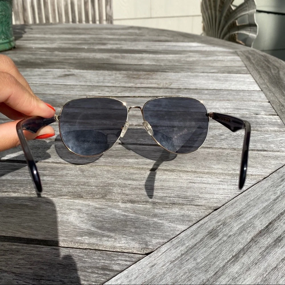 🕶 RAG & BONE YELLOW BLUE MIRRORED AVIATOR SUNNIES